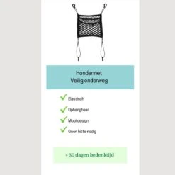 Merkloos BeautyFit - Hondennet Voor In De Auto + Hondenkleedje - Veiligheidsnet Hond - Hondenrek - Veiligheidsrek - Honden Barrière -Huisdierbenodigdheden 1200x1198 29