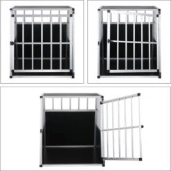 Cadoca Honden Transportbox L – Aluminium – 90x66x72cm Afsluitbaar -Huisdierbenodigdheden 1200x1198 70