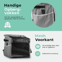 Château Animaux® Huisdier Fietsmand - Fiets Mand Voor Hond - Fietstas - Multifunctionele Afneembare Fiets Tas - Schoudertas - Rugtas Voor Dier -Huisdierbenodigdheden 1200x1199 10