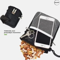 Malony Beloningstasje Voor Honden - Beloningszakje - Poepzakjes Dispenser - Verstelbare Riem - Nylon - Zwart 20 Malony Beloningstasje Voor Honden - Beloningszakje - Poepzakjes Dispenser - Verstelbare Riem - Nylon - Zwart -Huisdierbenodigdheden 1200x1199 43