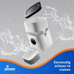 PIXMY - Automatische Voerbak Kat - 4L - Wi-Fi - Met App En Full HD Camera - Voerbak Kat -Huisdierbenodigdheden 1200x1199 58