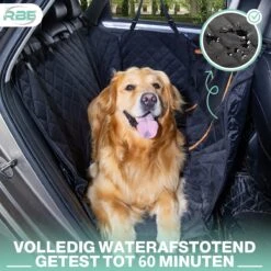 RBE Waterdichte Hondendeken Auto Achterbank En Kofferbak – 137x145 CM – Met Kijk/Gaasvenster - Beschermhoes -Huisdierbenodigdheden 1200x1200 1006