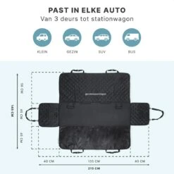 Hondendeken Auto Achterbank En Kofferbak - Autodeken Hond - Beschermhoes - Hondenkleed - 135x145 Cm -Huisdierbenodigdheden 1200x1200 1016