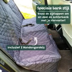 Premium Hondendeken Auto Achterbank Kijkvenster - Incl 2 Hondenriemen En E-Book - Autodeken Hond - Autobench Voor Hond - Zwart Oranje -Huisdierbenodigdheden 1200x1200 1041