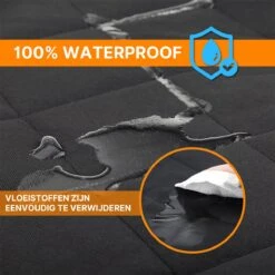Merkloos Premium Quality Hondendeken Auto Achterbank En Kofferbak - Met Kijkvenster En Opbergvak - 100% Waterbestendig En Vuilafstotend - Veiligheid - Hoge Kwaliteit Duurzaam Materiaal - Met Gratis Verstelbare Riemen - Beschermhoes Auto - Hondendeken - Puppy -Huisdierbenodigdheden 1200x1200 1050