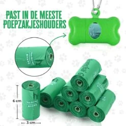 Green Sheep Hondenpoepzakjes Inclusief Poepzakjeshouder Met Zaklamp - 270 Stuks - Milieuvriendelijk - Biologisch Afbreekbaar - Poepzakjes Hond - 33 X 22,5 Cm – Inclusief Poepzakjes Dispenser Met Karabijnhaak En Lamp - Extra Dik -Huisdierbenodigdheden 1200x1200 1089
