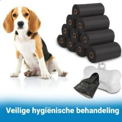 Hondenpoepzakjes - Poepzakjes Hond - 45 Stuks - Ecologisch Verantwoord - 3 Rollen - Professor Q -Huisdierbenodigdheden 1200x1200 1103