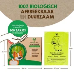 Mr. Green Mind Poepzakjes 600 Stuks - Hondenpoepzakjes - Biologisch Afbreekbaar - 40 Rollen - Hond -Huisdierbenodigdheden 1200x1200 1122