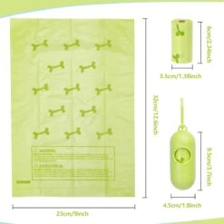 Nobleza AX6 - Hondenpoepzakjes Met Dispenser - 540 Stuks - Biologisch Afbreekbaar - Poepzakjes Hond - 36 Rollen -Huisdierbenodigdheden 1200x1200 1132