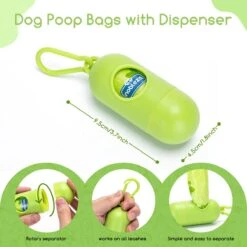 Nobleza AX4 - Hondenpoepzakjes Met Dispenser - 240 Stuks - Biologisch Afbreekbaar - Poepzakjes Hond - 16 Rollen -Huisdierbenodigdheden 1200x1200 1135