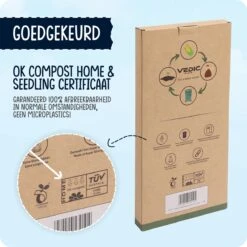 VEDIC® - Hondenpoepzakjes - 100% Composteerbaar - Biologisch Afbreekbaar - 300 Stuks - Extra Sterk - 23 X 33cm -Huisdierbenodigdheden 1200x1200 1152