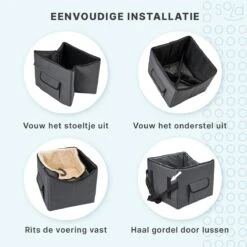 Autostoel Hond - Hondenmand Auto - Automand - Autozitje Lookout - Opvouwbaar - Voor Kleine Hondenrassen -Huisdierbenodigdheden 1200x1200 1188
