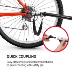 Klarfit Husky Race Hondenfietskar 282 Liter - 75 X 85 X 137 Cm (BxHxD) - Past Bij Alle Fietsen Met 26-28" - Belastbaarheid Van 40 Kg -Huisdierbenodigdheden 1200x1200 1234