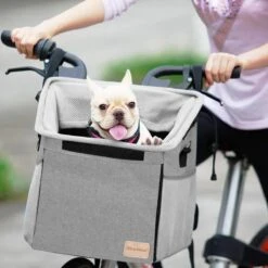Château Animaux® Huisdier Fietsmand - Fiets Mand Voor Hond - Fietstas - Multifunctionele Afneembare Fiets Tas - Schoudertas - Rugtas Voor Dier