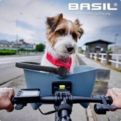 Basil Buddy Hondenfietsmand KF - Voorop - Inclusief Bevestigingssysteem - Blauw -Huisdierbenodigdheden 1200x1200 1294