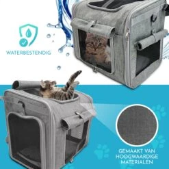 Hondenfietsmand - Draagtas Hond- Draagtas Kat- Reistas - Hondenrugzak - 8KG - Fietsmand Voorop - Waterproof - Opvouwbaar -Huisdierbenodigdheden 1200x1200 1297