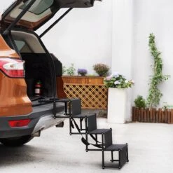 Hondentrap Inklapbaar - Extra Stevig Loopplank Hond Voor Auto - Veilig Trap Voor Hond - Anti Slip Met Coating - Zwart Deluxe 31 Hondentrap Inklapbaar - Extra Stevig Loopplank Hond Voor Auto - Veilig Trap Voor Hond - Anti Slip Met Coating - Zwart Deluxe -Huisdierbenodigdheden 1200x1200 1334