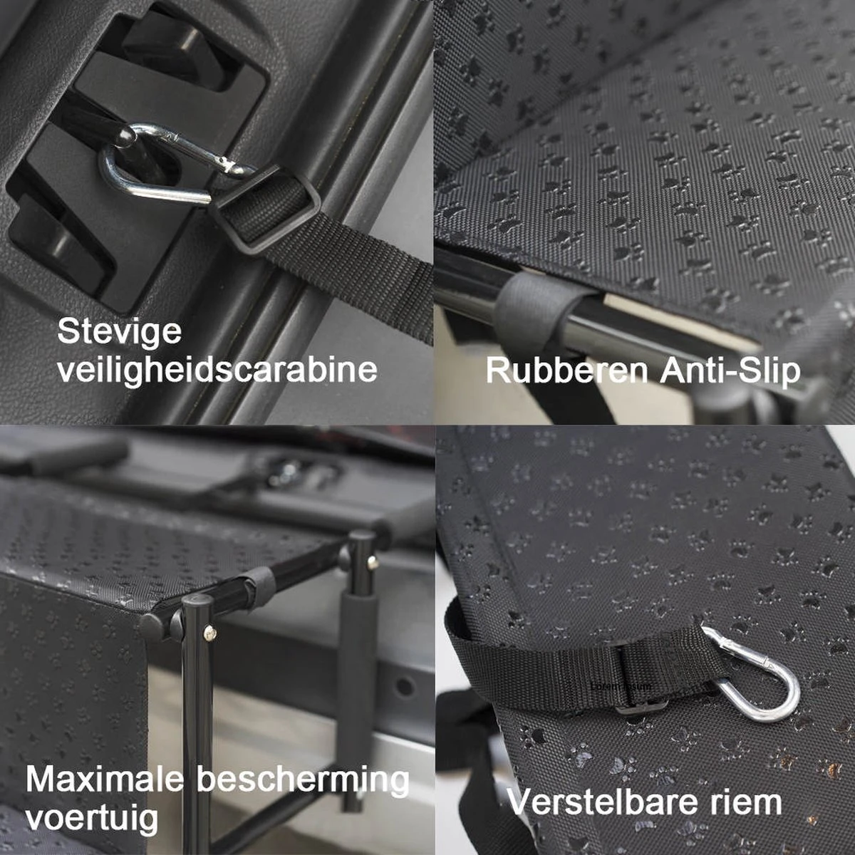 Hondentrap Inklapbaar - Extra Stevig Loopplank Hond Voor Auto - Veilig Trap Voor Hond - Anti Slip Met Coating - Zwart Deluxe 15 Hondentrap Inklapbaar - Extra Stevig Loopplank Hond Voor Auto - Veilig Trap Voor Hond - Anti Slip Met Coating - Zwart Deluxe - Afbeelding 15