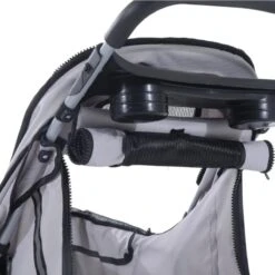 Zenzee - Hondenbuggy - Honden Buggy - Hondentrolley - Hondenwagen - Opvouwbaar - Parkeerrem - Opbergruimte - Grijs -Huisdierbenodigdheden 1200x1200 1371