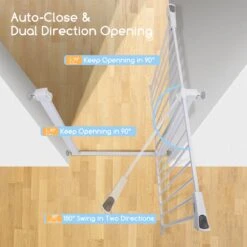 Nobleza 47B4V - Hondenhek - Metaal - H76 X L75-82 Cm - Wit -Huisdierbenodigdheden 1200x1200 1431