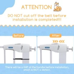 Nobleza 47B4V - Hondenhek - Metaal - H76 X L75-82 Cm - Wit -Huisdierbenodigdheden 1200x1200 1435