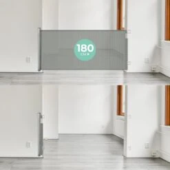 Château Animaux® - Tot 180cm Breed Traphekje Oprolbaar Hond - Stijlvolle Oplossing - Dieren Hek - Honden Hek -Huisdierbenodigdheden 1200x1200 1440