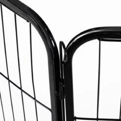 Merkloos Hondenren - Puppyren - Hondenkennel - 8 Kennelpanelen - Staal - 80 Cm Hoog - 640 Cm Omtrek - Uitbreidbaar -Huisdierbenodigdheden 1200x1200 1492