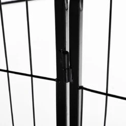 Merkloos Hondenren - Puppyren - Hondenkennel - 8 Kennelpanelen - Staal - 80 Cm Hoog - 640 Cm Omtrek - Uitbreidbaar -Huisdierbenodigdheden 1200x1200 1493