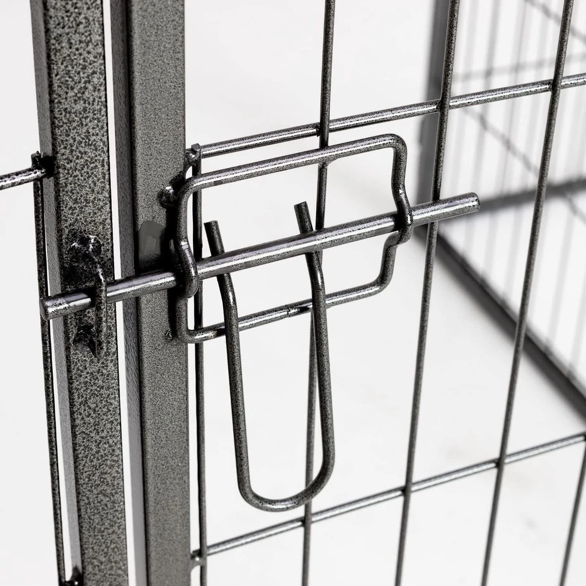 Merkloos Premium Puppyren - 80 Cm Hoog - 640 Cm Omtrek - Hondenren - Hondenhok - Grijs Hamerslag 7 Merkloos Premium Puppyren - 80 Cm Hoog - 640 Cm Omtrek - Hondenren - Hondenhok - Grijs Hamerslag - Afbeelding 7