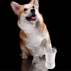 Merkloos Elektrische Hondenpootreiniger Draagbare Pet Voetenreinigingsborstel Zuigerkom Hondenvoetenreiniger Wasmachine Zachte Siliconenborstels Voor Modderige Poten Oplaadbare USB -Huisdierbenodigdheden 1200x1200 152