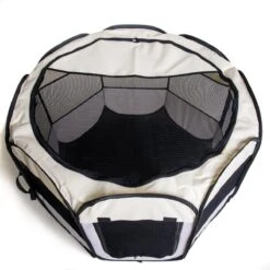 Dogs&Co Puppyren Opvouwbaar Grijs 90x90x60cm In Handige Draagtas -Huisdierbenodigdheden 1200x1200 1528