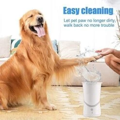 Merkloos Elektrische Hondenpootreiniger Draagbare Pet Voetenreinigingsborstel Zuigerkom Hondenvoetenreiniger Wasmachine Zachte Siliconenborstels Voor Modderige Poten Oplaadbare USB -Huisdierbenodigdheden 1200x1200 153