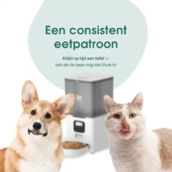 Bowkam Automatische Voerautomaat - Voerbak - Voerautomaat - Voerbak Kat - Voerbak Hond - Wit - Met Voice Recording -Huisdierbenodigdheden 1200x1200 1592