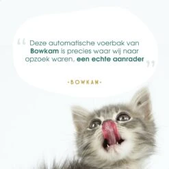 Bowkam Automatische Voerautomaat - Voerbak - Voerautomaat - Voerbak Kat - Voerbak Hond - Wit - Met Voice Recording -Huisdierbenodigdheden 1200x1200 1594