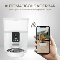 Smart Pet Feeder Voerautomaat - Breedbeeld Camera - Spraakbericht Opname - Smartphone Besturing - Automatische Voerbak Voor Kat Of Hond 3.5L 13 Smart Pet Feeder Voerautomaat - Breedbeeld Camera - Spraakbericht Opname - Smartphone Besturing - Automatische Voerbak Voor Kat Of Hond 3.5L -Huisdierbenodigdheden 1200x1200 1603