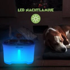 Qumax RVS Drinkfontein Voor Kat Met 3 Filters & Matje - Water Fontein - Waterdispenser - Waterautomaat - 2,5 L -Huisdierbenodigdheden 1200x1200 1606