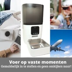 LARMA Automatische Voerbak Met Camera - Automatische Voerbak Voor Kat En Hond - Voerinhoud 6 Liter - Voerautomaat Met Smartphone Besturing - Met Camera - Voerdispenser Voor Hond En Kat -Huisdierbenodigdheden 1200x1200 1619