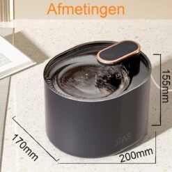 JEAS - Drinkfontein - Drinkfontein Kat & Hond - Incl. 3 Filters - Waterfontein Kat -Huisdierbenodigdheden 1200x1200 1642