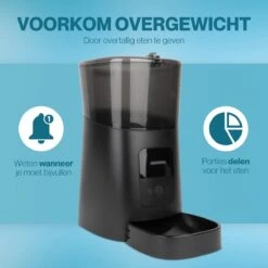 Petsy Ways Automatische Voerbak - Voor Hond & Kat - Voerdispenser - Met Wifi - Microfoon - 6 Liter -Huisdierbenodigdheden 1200x1200 1644