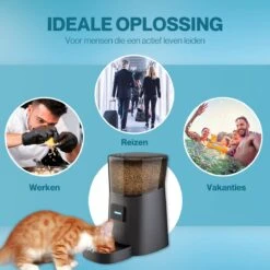 Petsy Ways Automatische Voerbak - Voor Hond & Kat - Voerdispenser - Met Wifi - Microfoon - 6 Liter -Huisdierbenodigdheden 1200x1200 1645