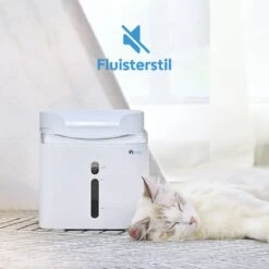 Premium Drinkfontein Kat & Hond - Finez - Incl. Herbruikbare Filter - Kattenfontein - 3 Standen - LED Indicators - 2,5L - Wit -Huisdierbenodigdheden 1200x1200 1650