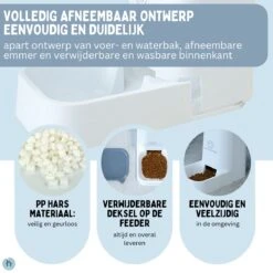 Voerbak Hond & Kat - Automatisch Voerautomaat - Dispenser Dubbel Voor Water En Voedsel - 4 Liter 8 Voerbak Hond & Kat - Automatisch Voerautomaat - Dispenser Dubbel Voor Water En Voedsel - 4 Liter -Huisdierbenodigdheden 1200x1200 1671