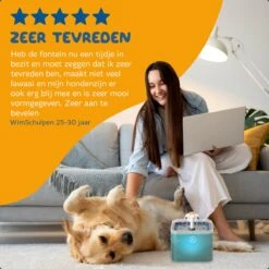 Pawwy® Drinkfontein Kat & Hond – Kattenfontein – Waterfontein Incl. 2 Filters En Schoonmaak Kit - 2 Liter - Groen -Huisdierbenodigdheden 1200x1200 1695