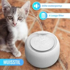 PetPod Drinkfontein - Honden En Katten - 2.5 Liter - Inclusief Filters - Waterfontein Kat - Kattenfontein - Geluidloos -Huisdierbenodigdheden 1200x1200 1710