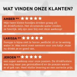 PetGoods Drinkfontein - Honden & Katten – 3 Liter - Fluisterstil - Drinkfontein Kat - Incl. Filter & Pomp -Huisdierbenodigdheden 1200x1200 1721