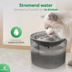 Drinkfontein Kat En Hond - Kattenfontein - Zwart - 1.8L - Met Filter -Huisdierbenodigdheden 1200x1200 1733