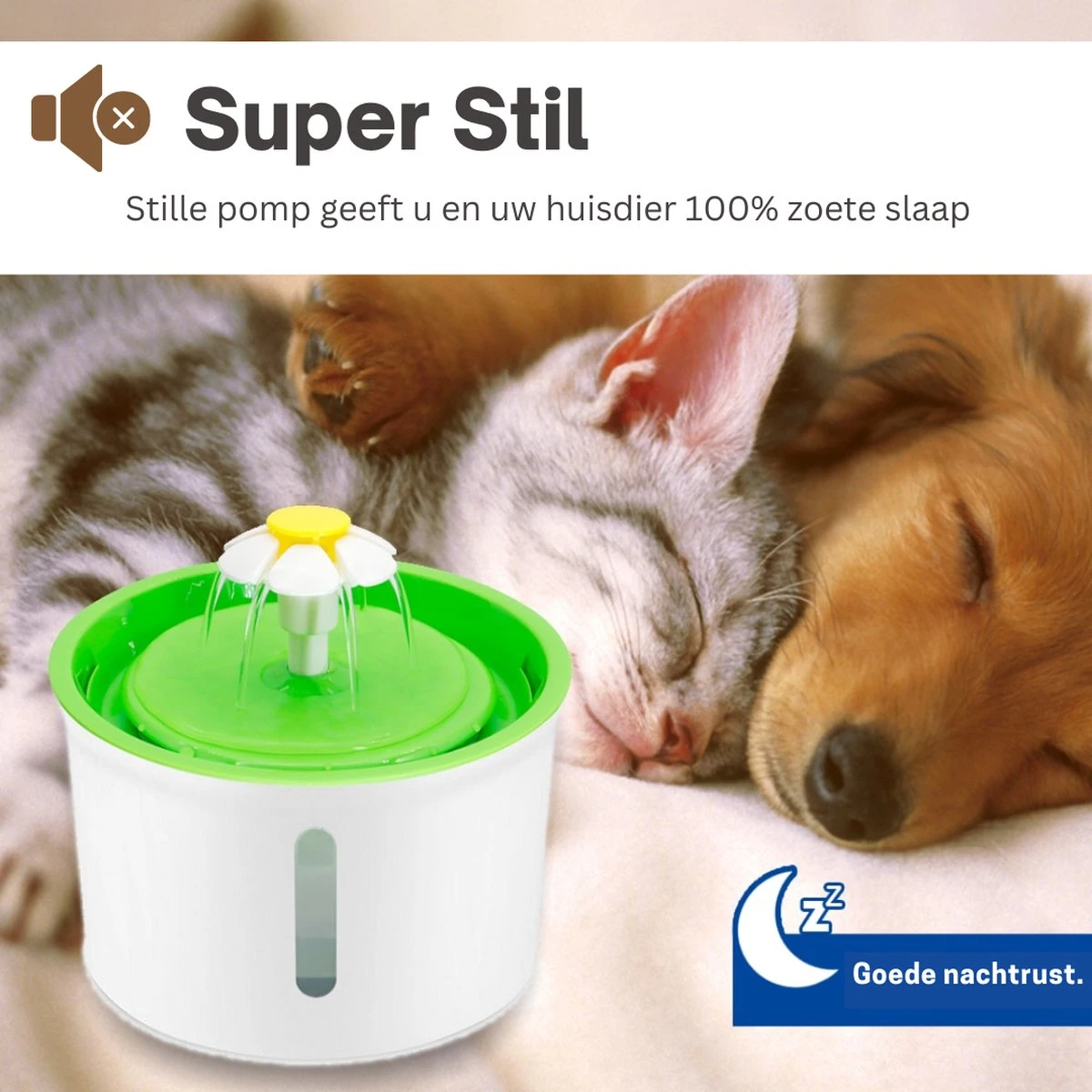 Waterfontein Kat & Hond - Drinkfontein - Waterfilter - 1.6L Inhoud - Waterbak En Waterfontein - Drinkbak - Kat - Waterdispenser 3 Waterfontein Kat & Hond - Drinkfontein - Waterfilter - 1.6L Inhoud - Waterbak En Waterfontein - Drinkbak - Kat - Waterdispenser - Afbeelding 3