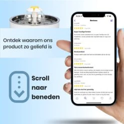 Krexs Drinkfontein - Kattenfontein – Waterfontein - Drinkbak - Hondenfontein – Kattenspeeltje - Kat -Huisdierbenodigdheden 1200x1200 1743