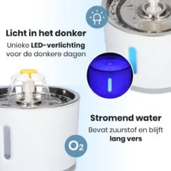 Krexs Drinkfontein - Kattenfontein – Waterfontein - Drinkbak - Hondenfontein – Kattenspeeltje - Kat -Huisdierbenodigdheden 1200x1200 1745