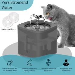 Petlovers - Drinkfontein Kat - Waterfontein Kat - Drinkfontein - Kattenfontein - Fluisterstil - Inclusief 3 GRATIS Filters -Huisdierbenodigdheden 1200x1200 1751
